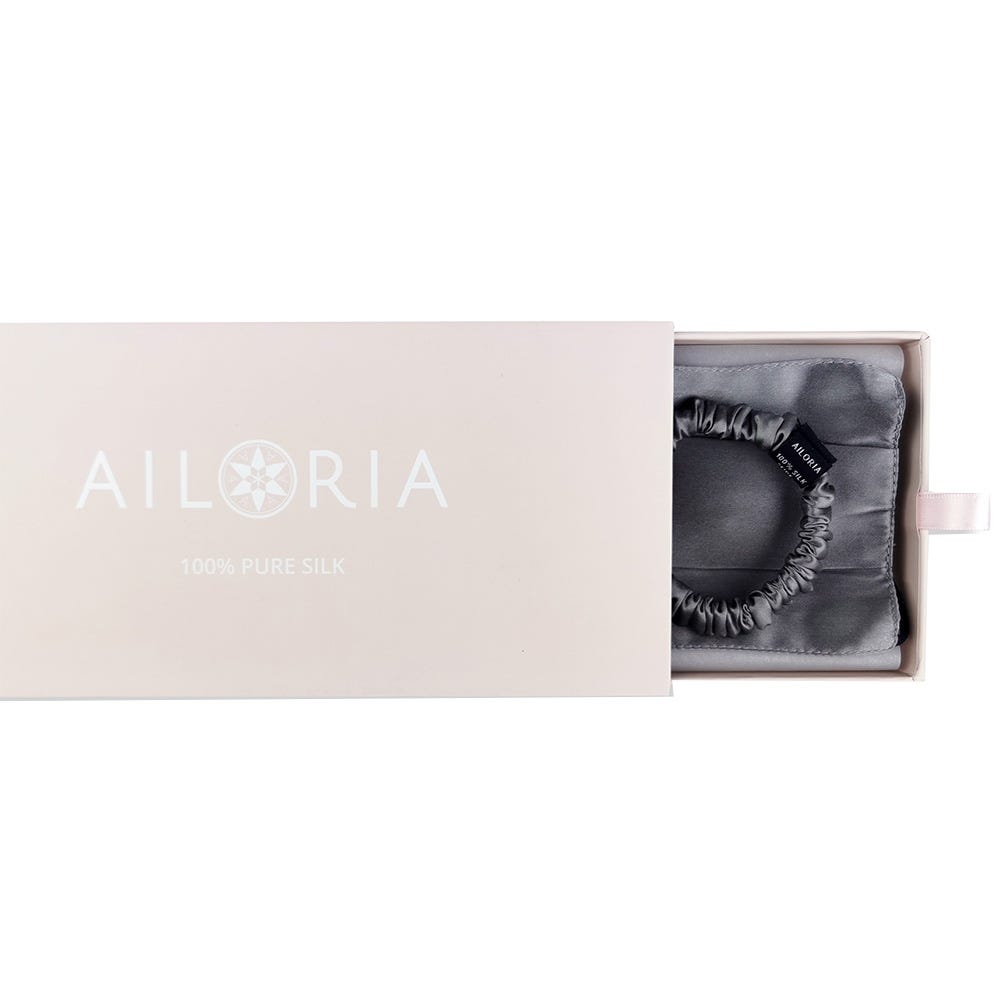 Ailoria Gesichtsmaske und Scrunchie S Antrazit