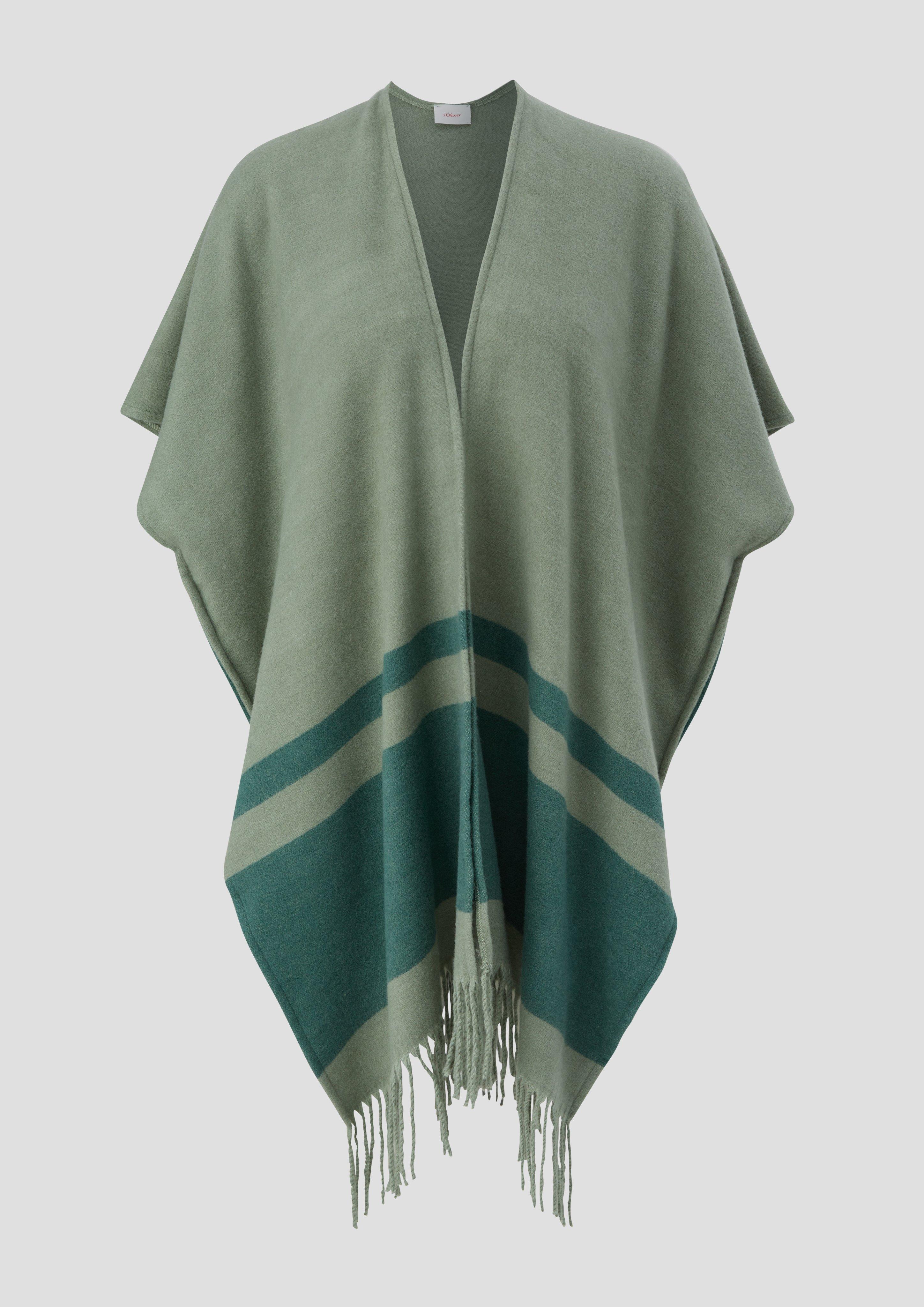 Poncho mit Streifenmuster  2136454-7210