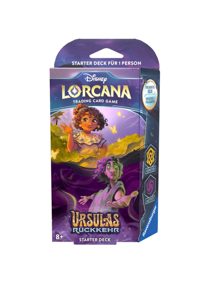 Disney Sammelkartenspiel Lorcana: Ursulas Rückkehr Starter Deck Bernstein und Amethyst günstig kaufen onesize