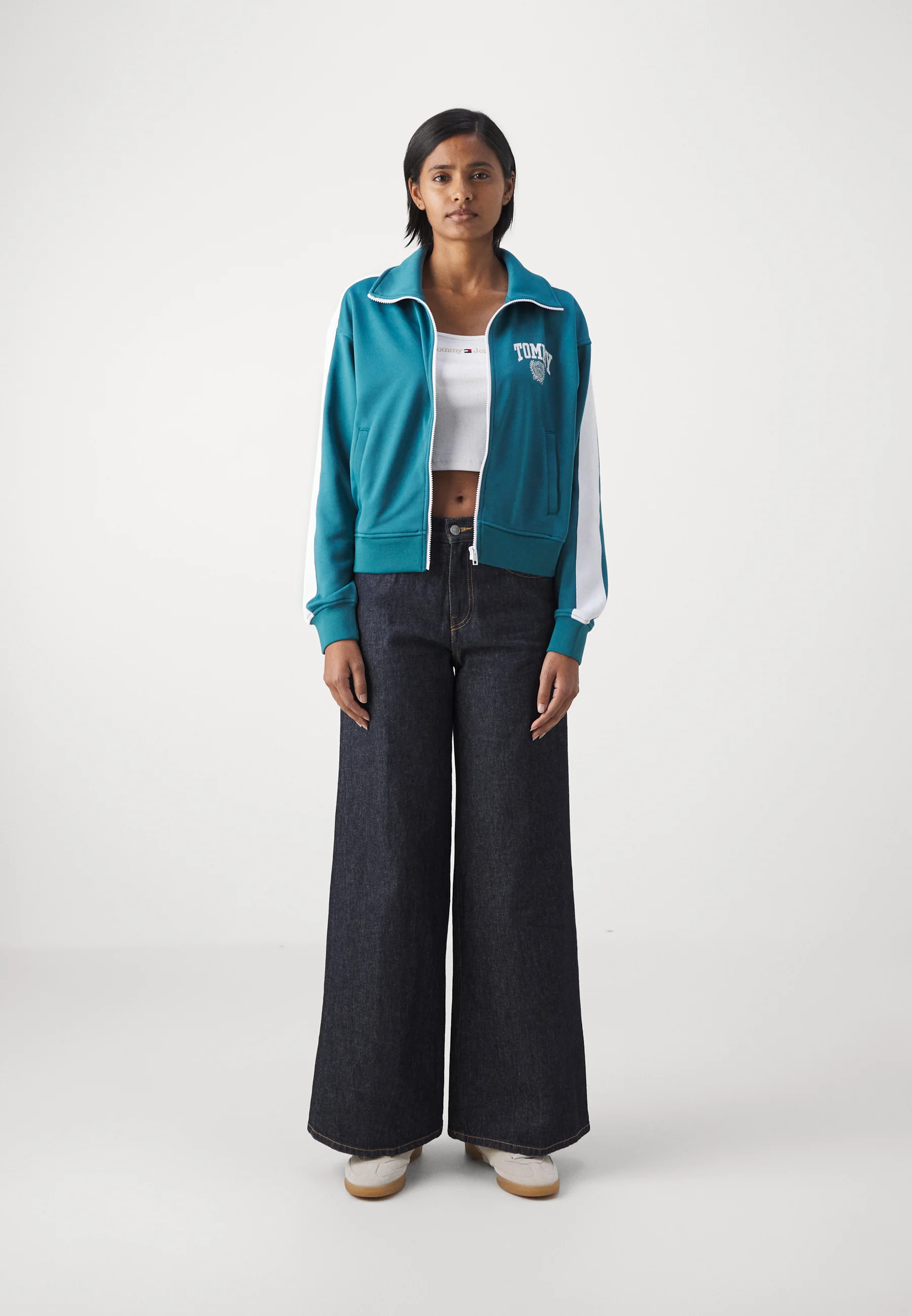 Tommy Jeans VARSITY SPORT TRACK JACKET - Sudadera con cremallera