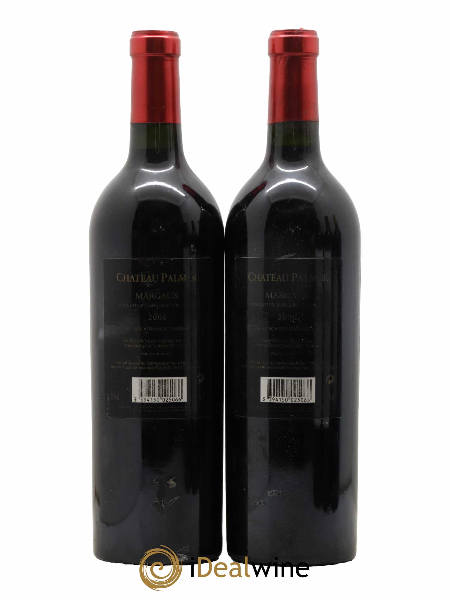 Château Palmer 3ème Grand Cru Classé  2006 - Lot de 2 Bouteilles