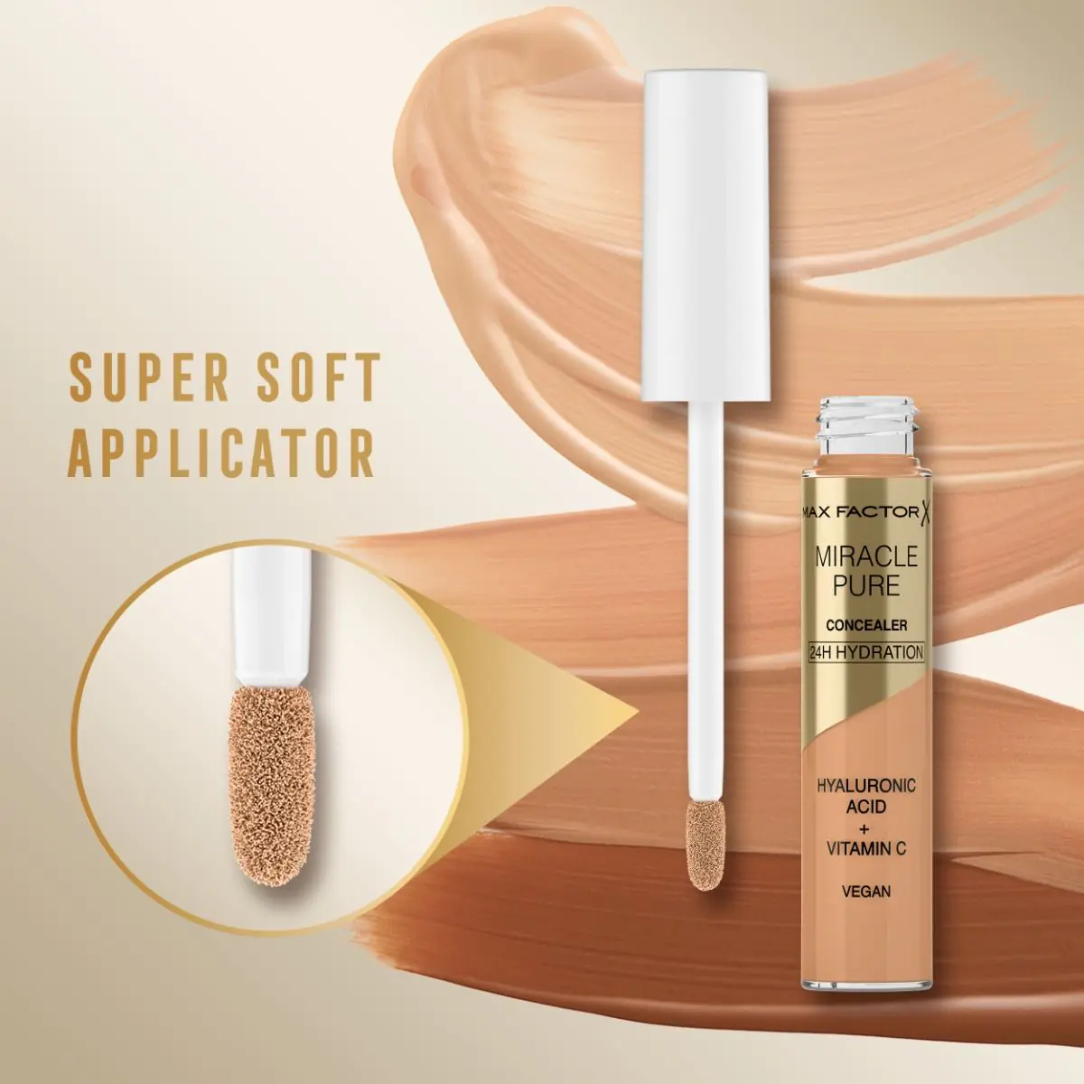 „Max Factor Miracle Pure Korektor 03“ makiažo pagrindas