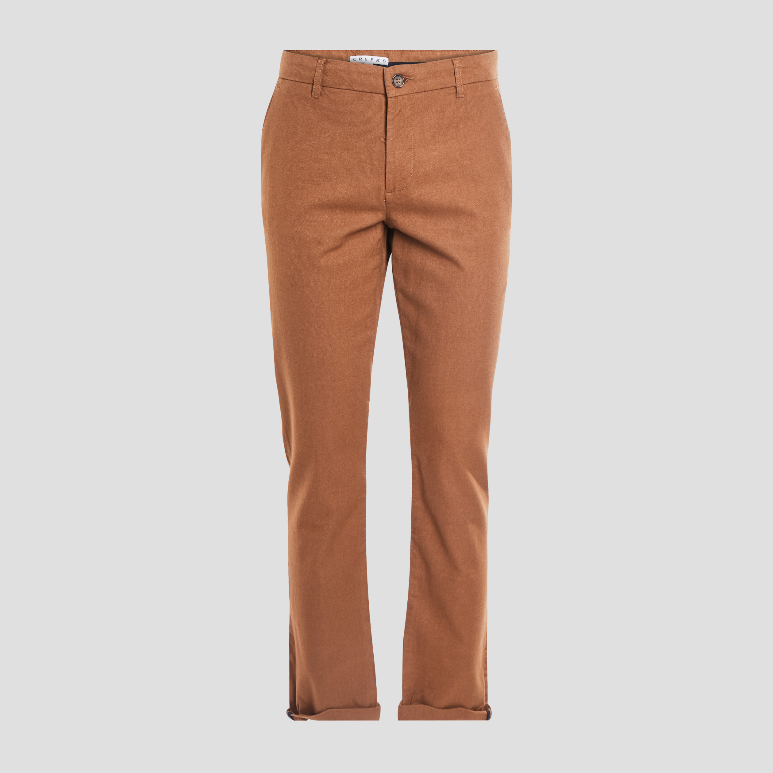 Pantalon droit Creeks camel homme | La Halle
