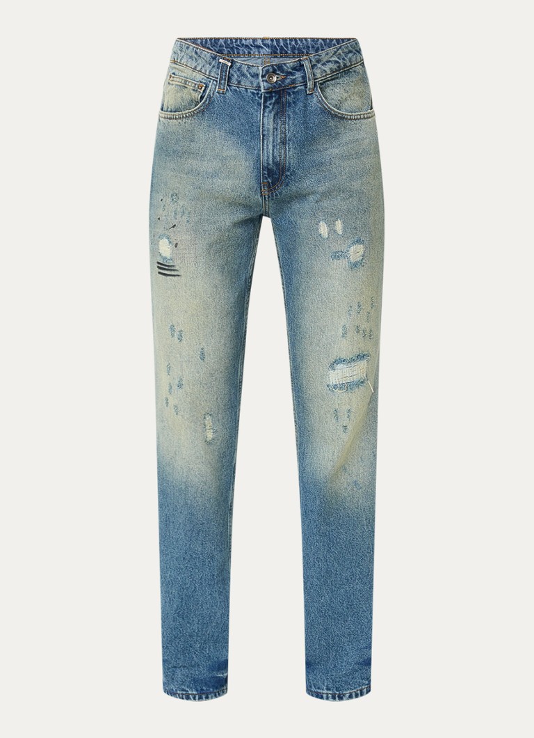 FLÂNEUR Straight leg jeans with medium wash
