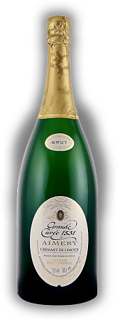 Aimery Grande Cuvée 1531 Cremant de Limoux Blanc Brut 1,50 Liter Aimery Grande Cuvée 1531 Cremant de Limoux Blanc Brut 1,50 Liter Crémant de Limoux Blanc ist einer der besten Schaumweine Frankreichs! 1,5	 Liter - Vol 12,5%