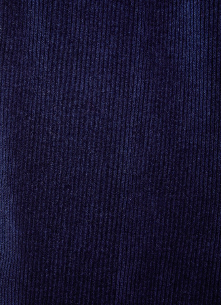 Pantaloni chino a vita alta e gamba svasata in velluto a coste di Gerard Darel Elvy.