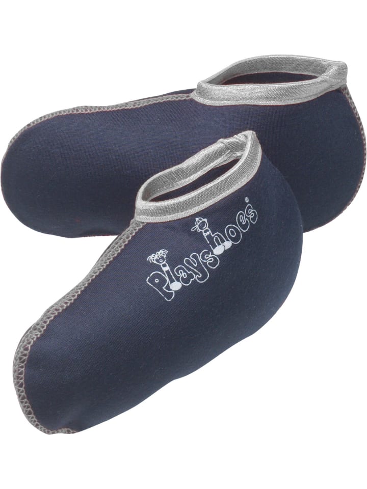Playshoes Stiefel-Socke in Marine/Grau günstig kaufen
