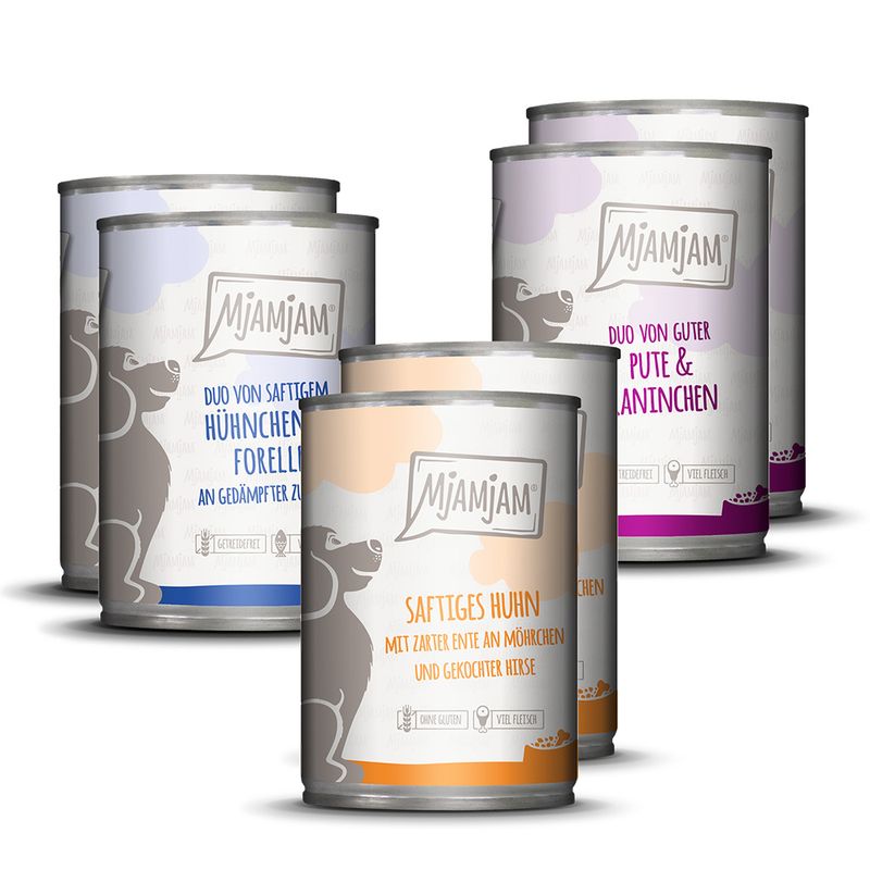 Sparpaket MjAMjAM Adult Hund 12 x 400 g