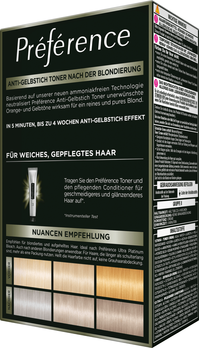 Haartoner 01 Platinum Ice, 1 St