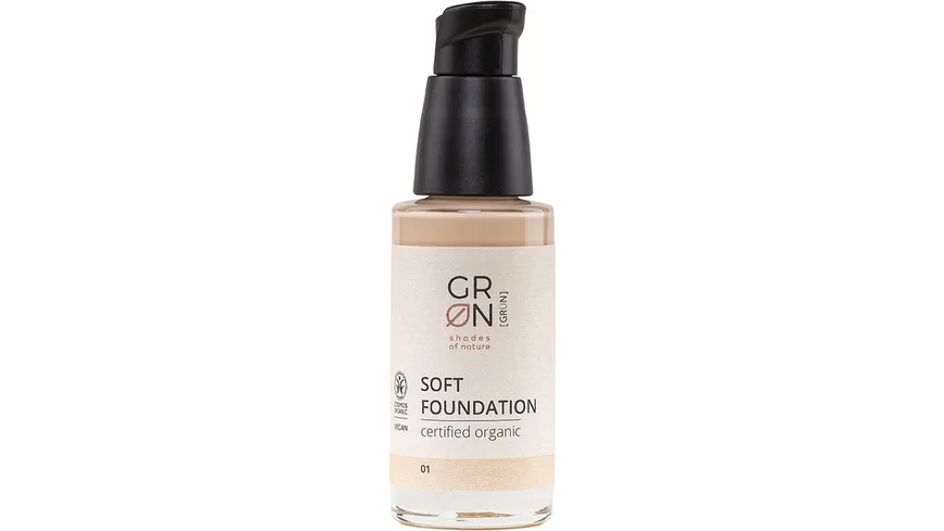 GRN [GRÜN] Soft Foundation 30 ml 01 - hell