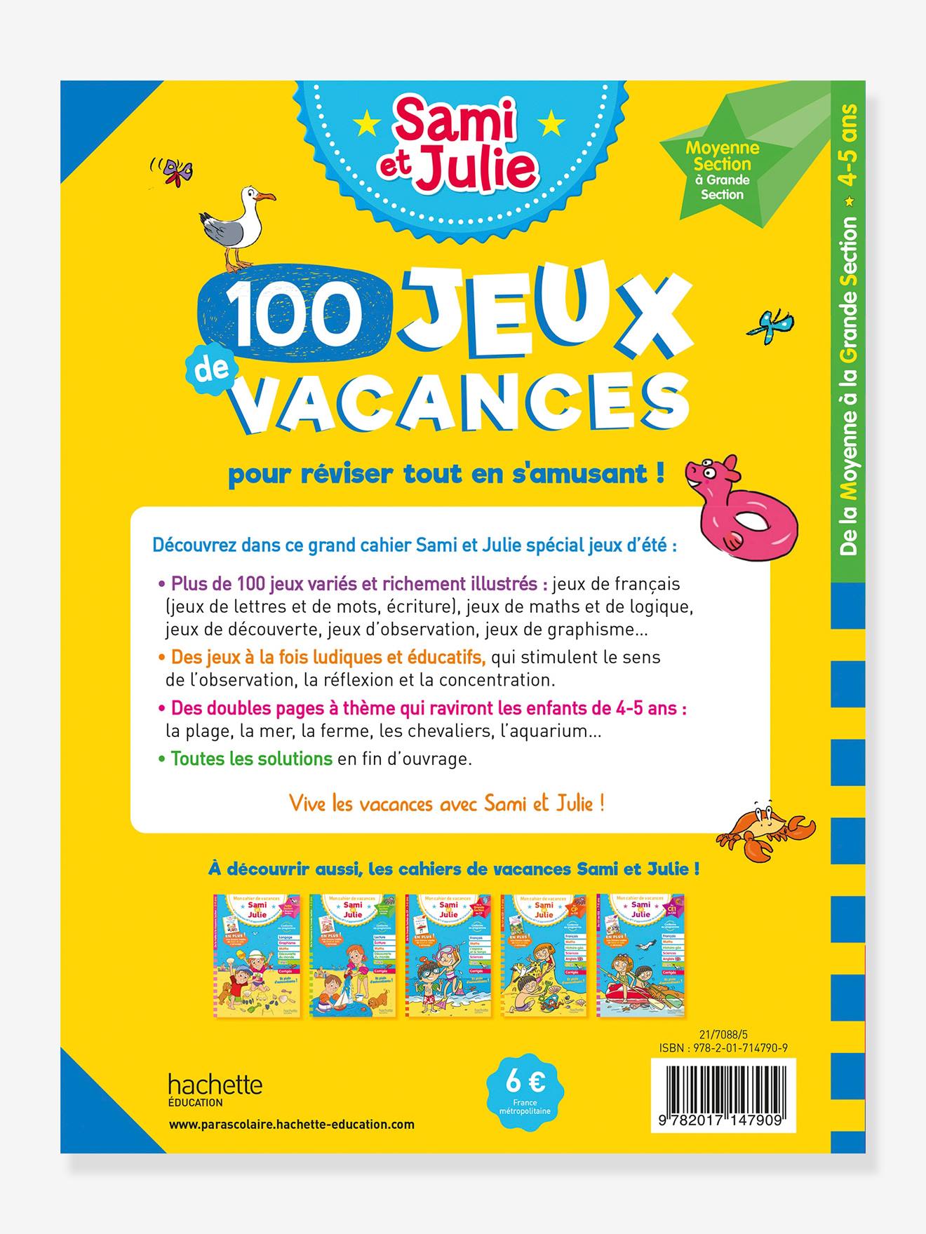 Livre éducatif Sami et Julie