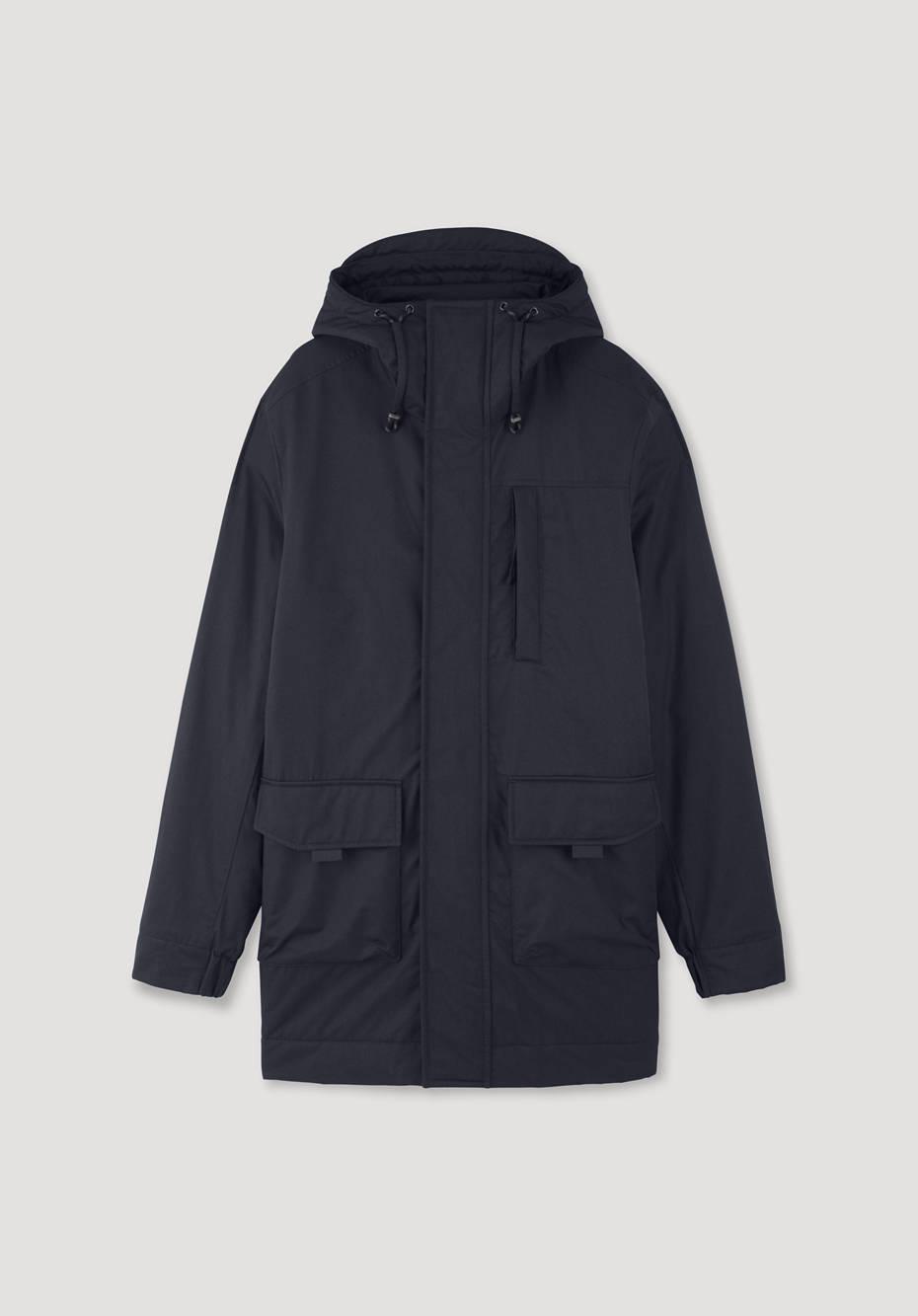 Nature Shell Parka mit Schurwoll-Hanf-Wattierung