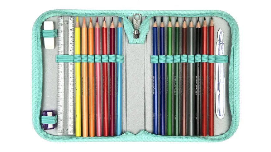 Scooli Butterfly EasyFit Schulranzen-Set 5teilig