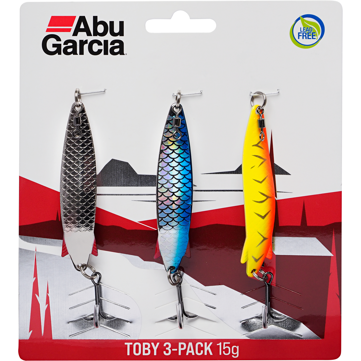 Abu Garcia Blinker Toby 3 Pack