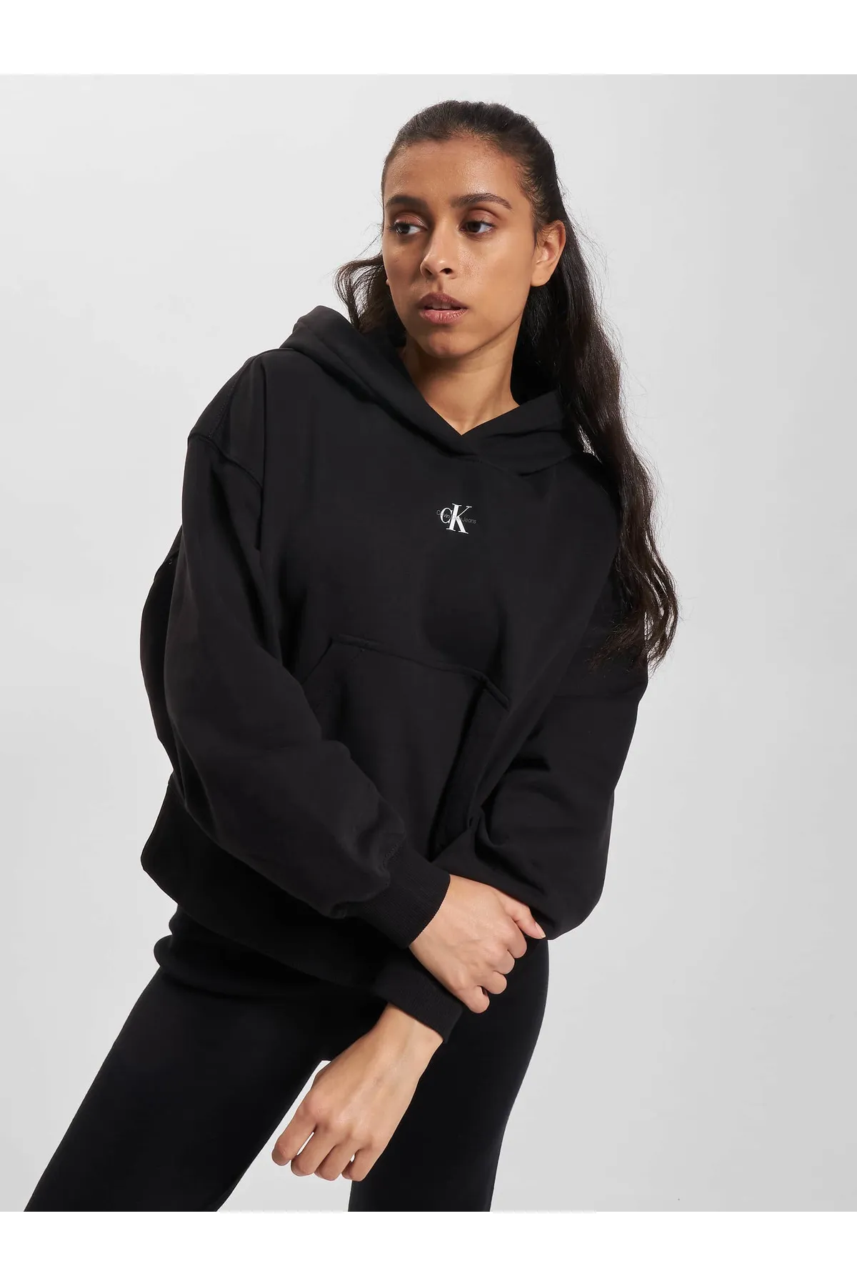 Calvin Klein  Sweatshirt - Schwarz - Regular Fit