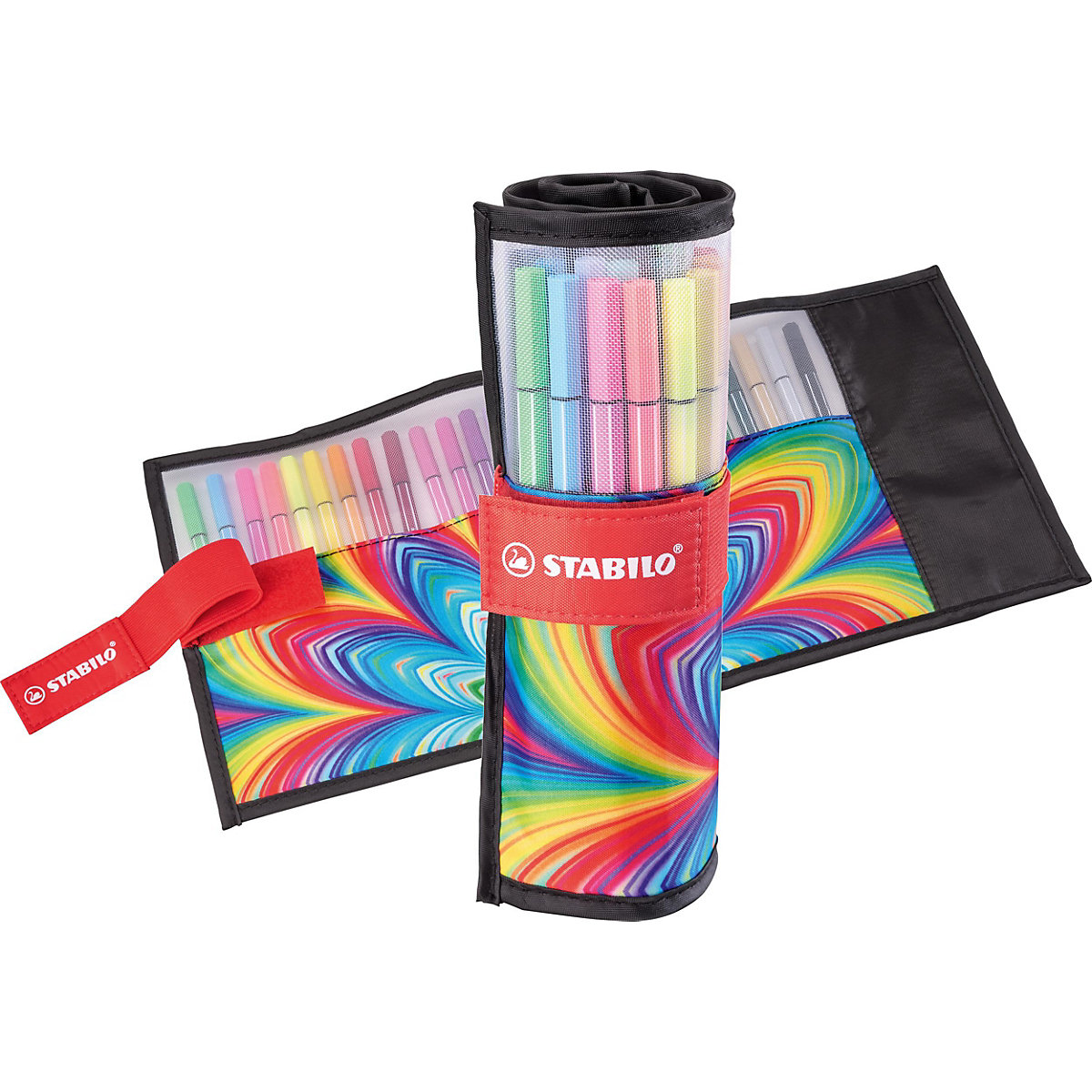 Premium-Filzstifte Pen 68 ARTY, 25 Farben im Rolletui