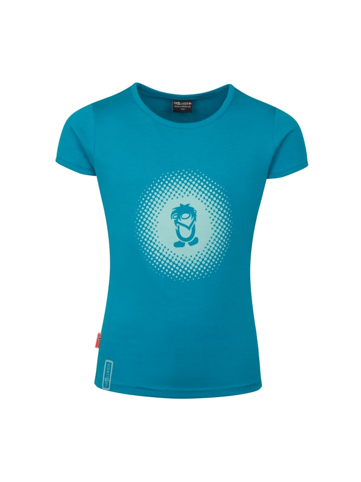 Trollkids Funktionsshirt Logo in harbor blue günstig kaufen