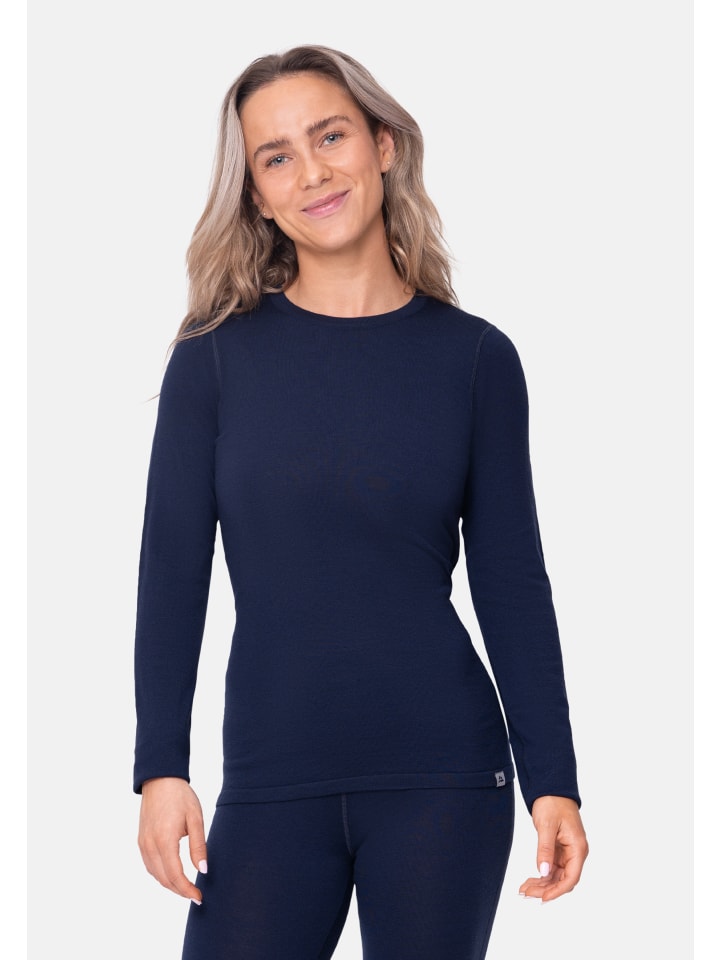DANISH ENDURANCE Baselayer-Set Merino Baselayer in dark navy günstig kaufen