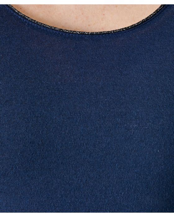 Tee-shirt manches courtes Thermolactyl Sensitive, biais fils brillants