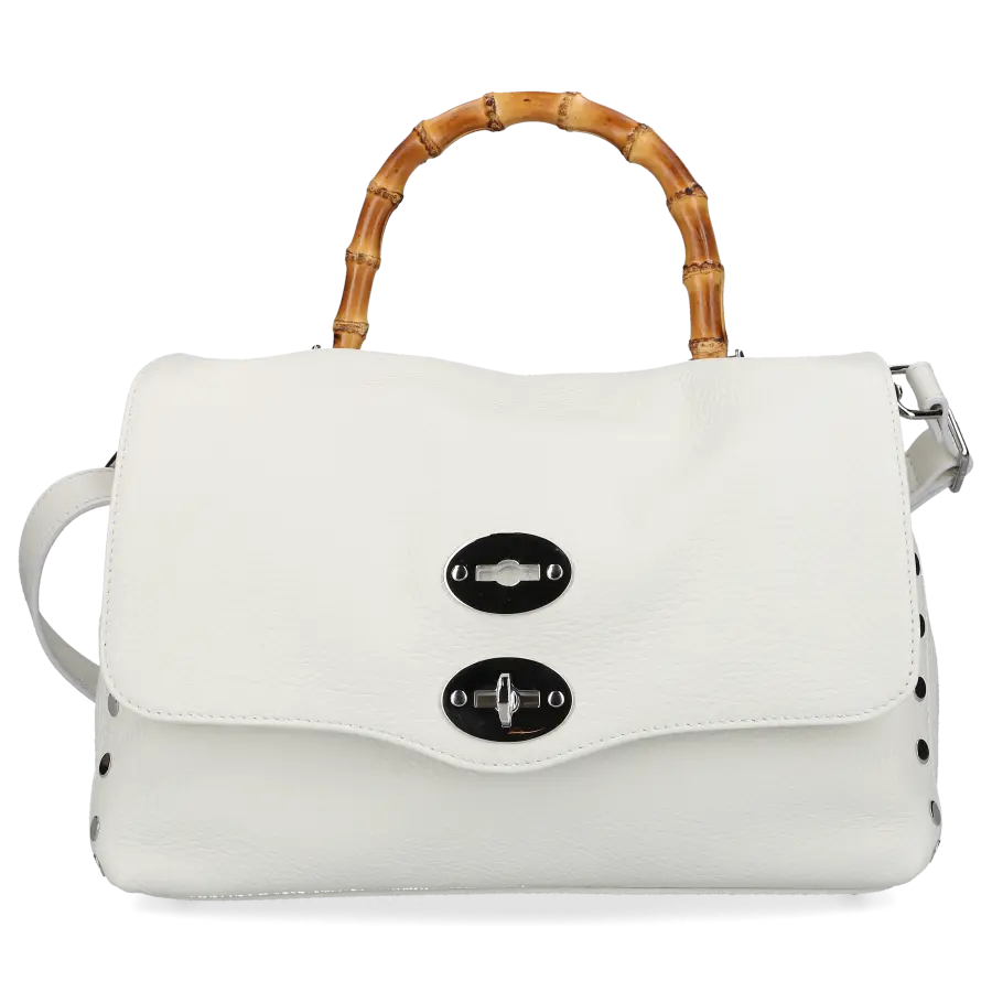 Zanellato - Handtasche POSTINA DAILY BAMBOO S Kalbsleder - weiß
