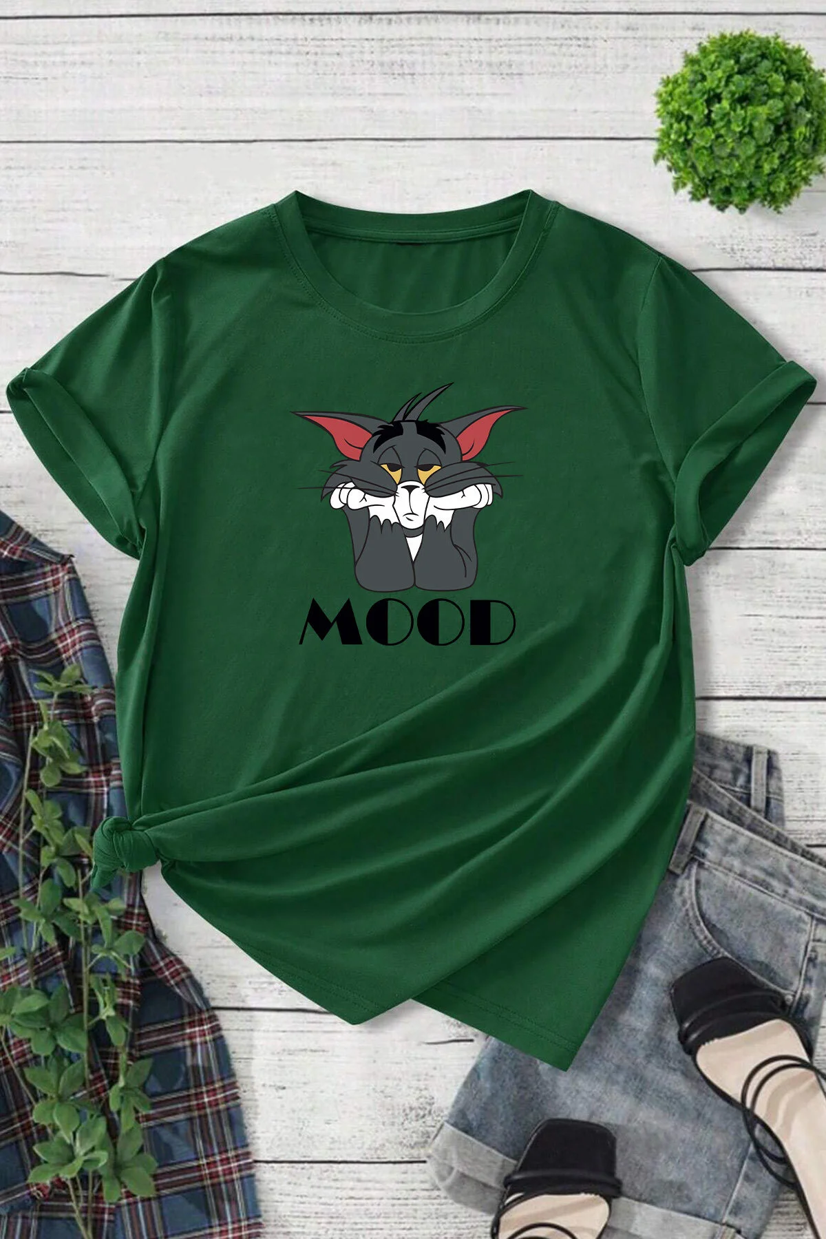 uyguntarz  Übergroßes Unisex-T-Shirt mit Mood-Print