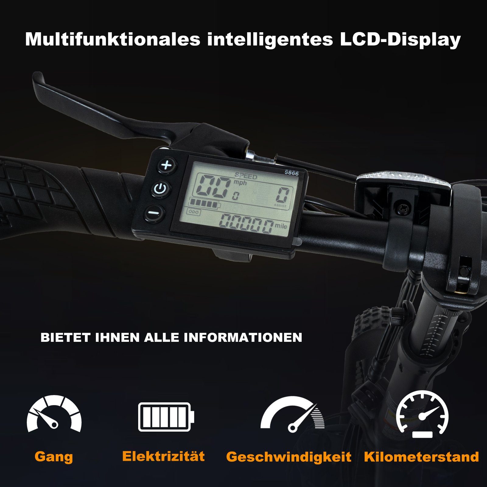 HITWAY E-Bike faltbares MTB 20