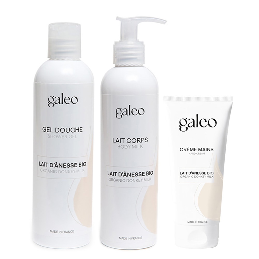 galeo Coffret soins au lait d'ânesse bio Coffret