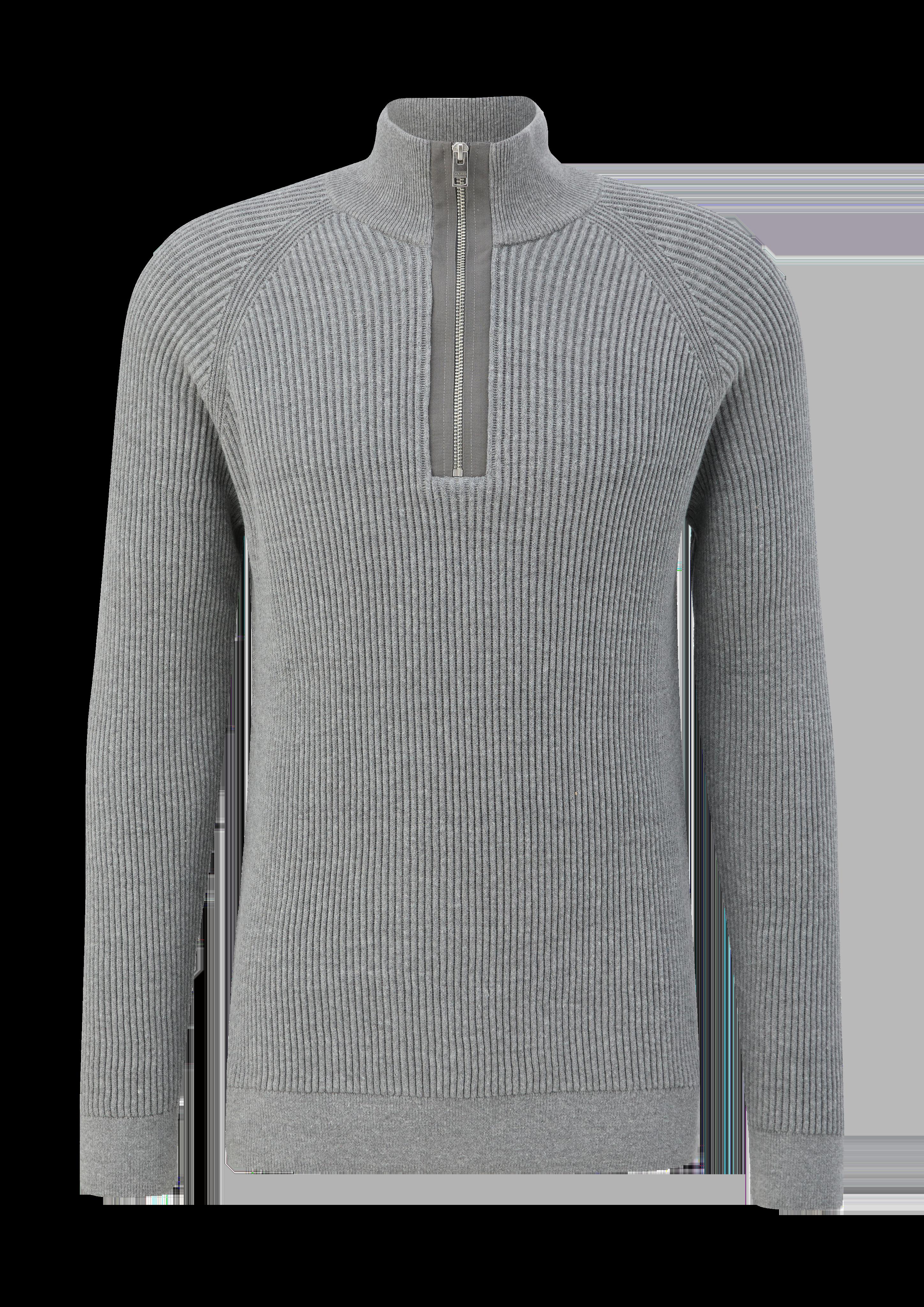 Strickpullover mit Half-Zip  2124529-9730