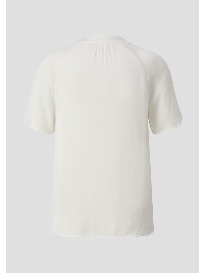 s.Oliver BLACK LABEL Bluse kurzarm in Creme günstig kaufen