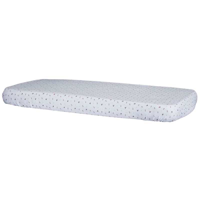 Lot de 2 draps housse coton bio Miss fleur de lune