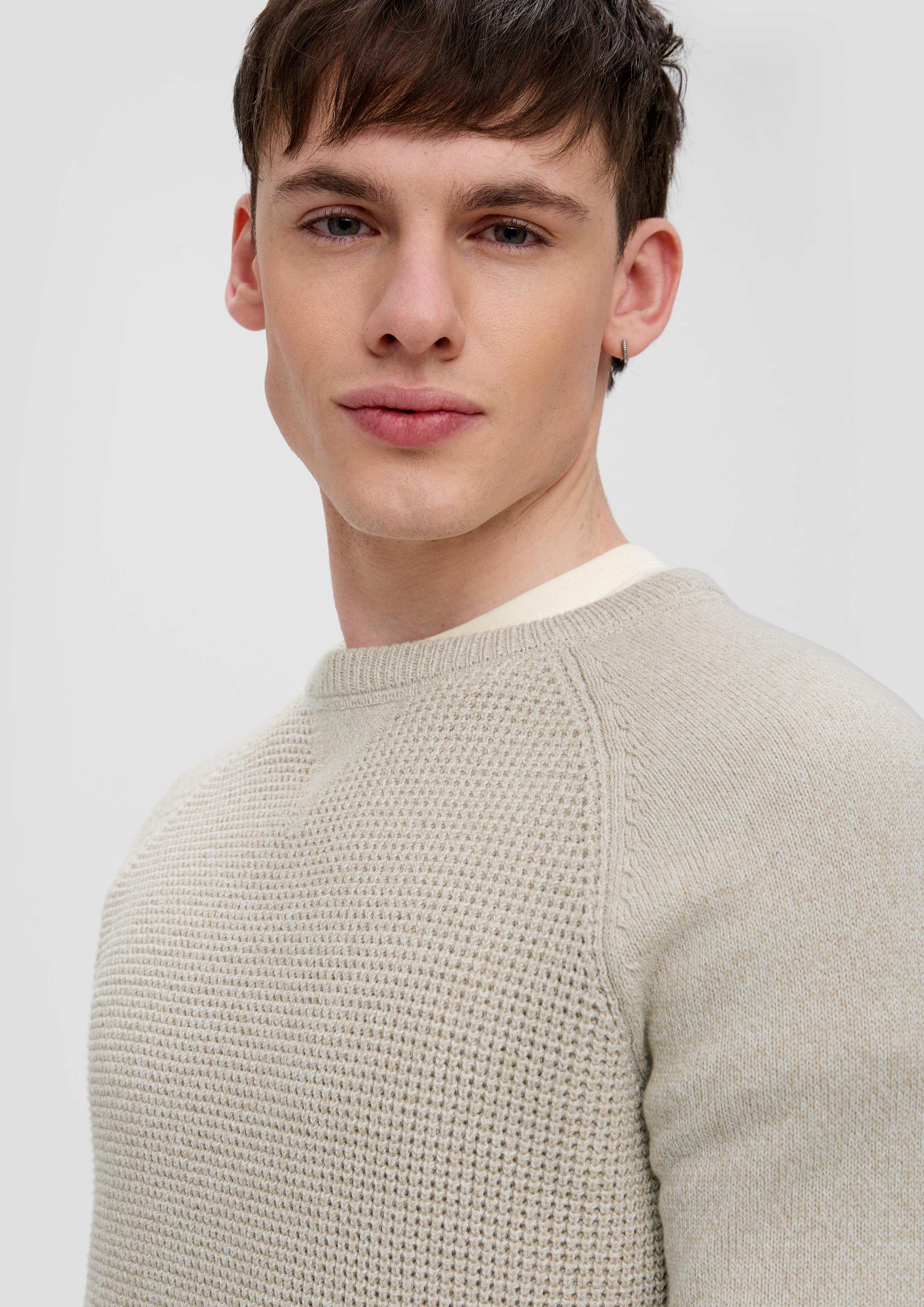 Strickpullover mit Raglanärmeln  2145183-81W0