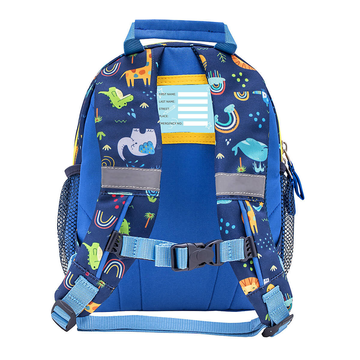 Kindergartenrucksack Mini Kiddy Kindergartenrucksack für 1-3 Jährige Kinder mit Brustgurt blau
