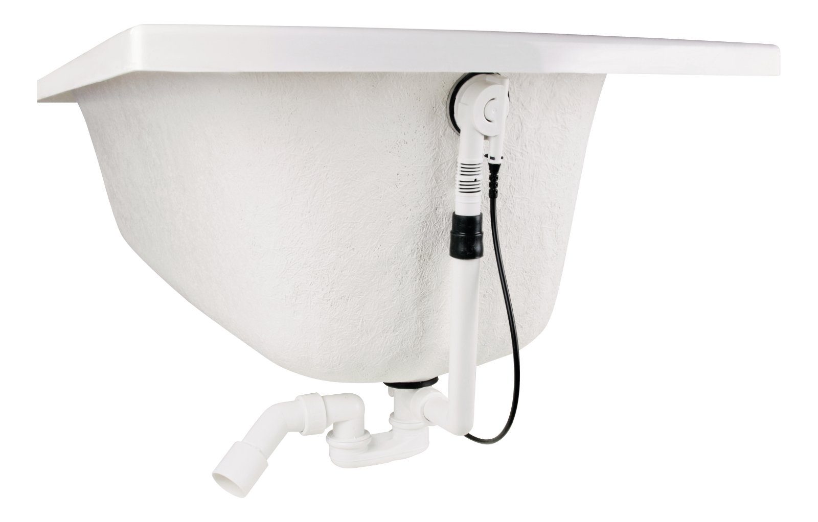 Calmwaters Badewanne Original, (1-tlg), Weiß, 170 x 75 cm, Acryl, ergonomische Körperformbadewanne, 02SL3012