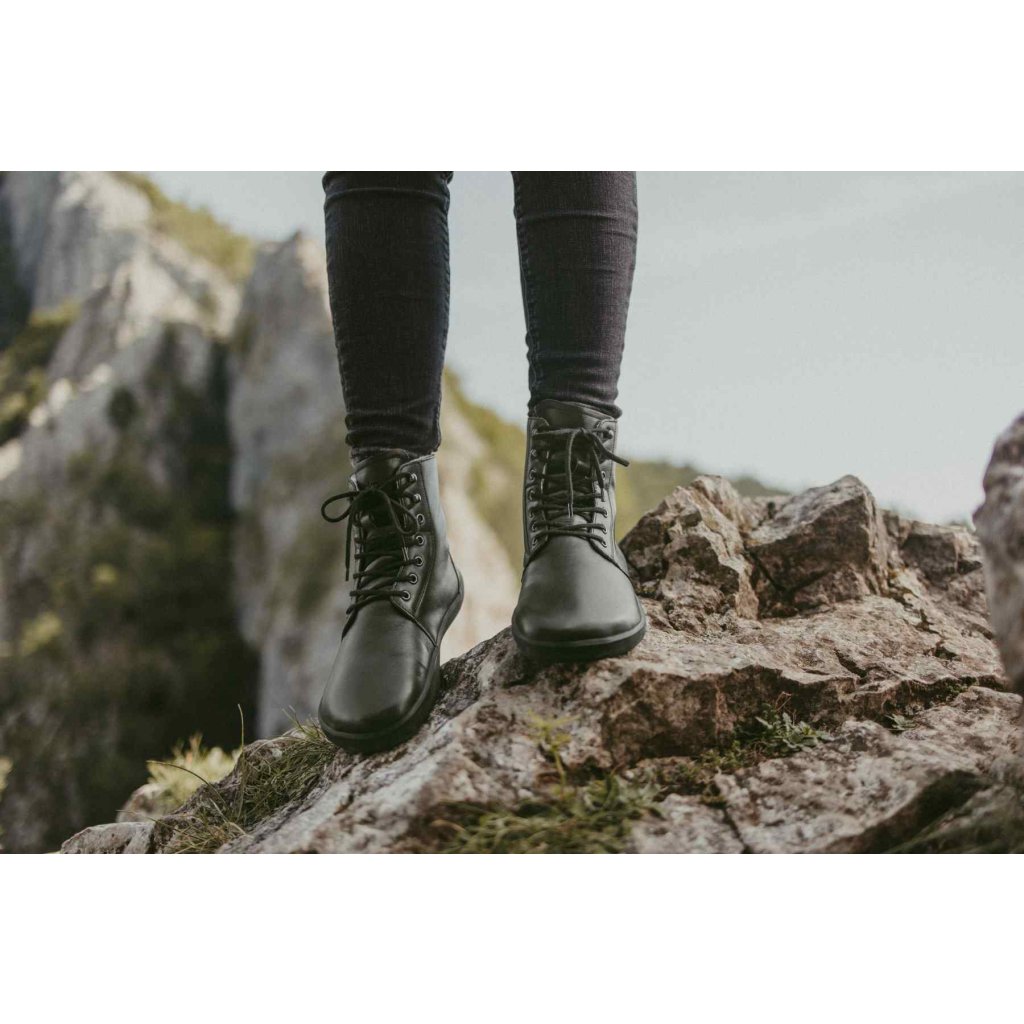 Be Lenka Winter 3.0 Black schwarze Winterbarfußschuhe
