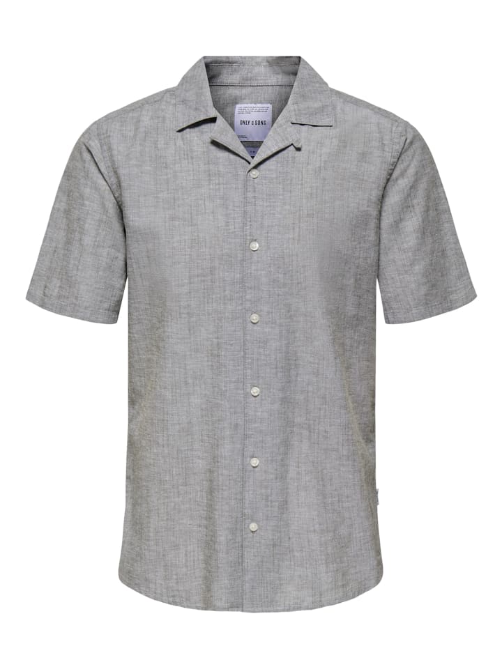 Only&Sons Hemd 'CANTLEY' in grau günstig kaufen