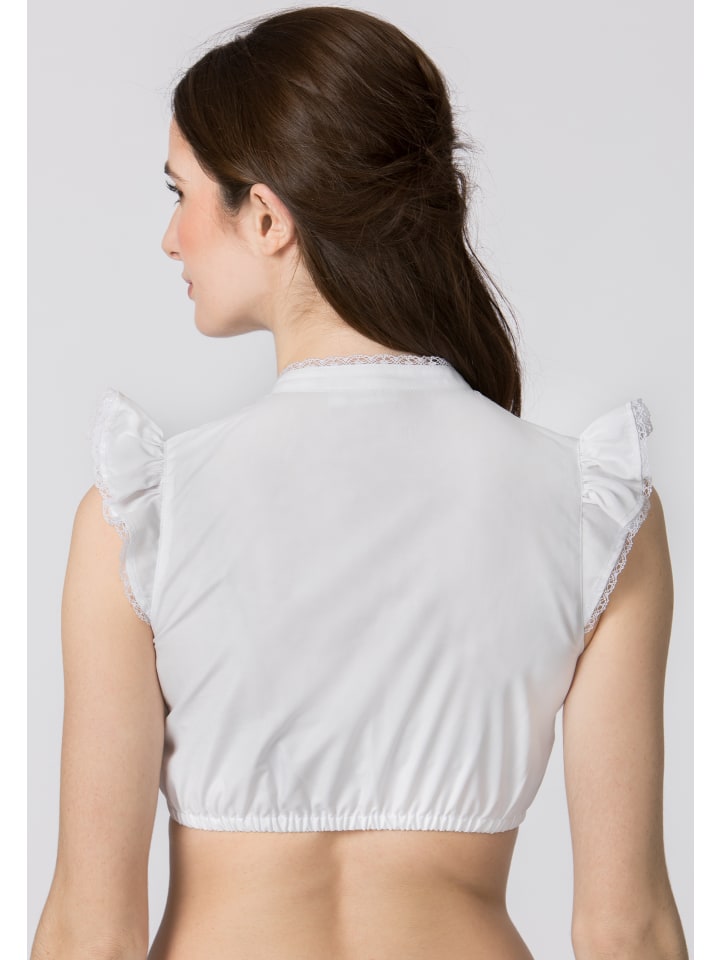Stockerpoint Stockerpoint Dirndlbluse Satine in weiss günstig kaufen