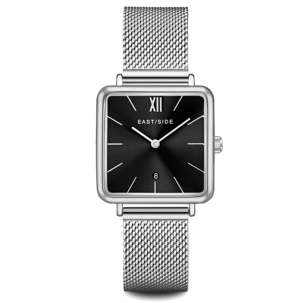 EASTSIDE Montre à quartz Grand en Argent Acier inoxydable en Argent Montre