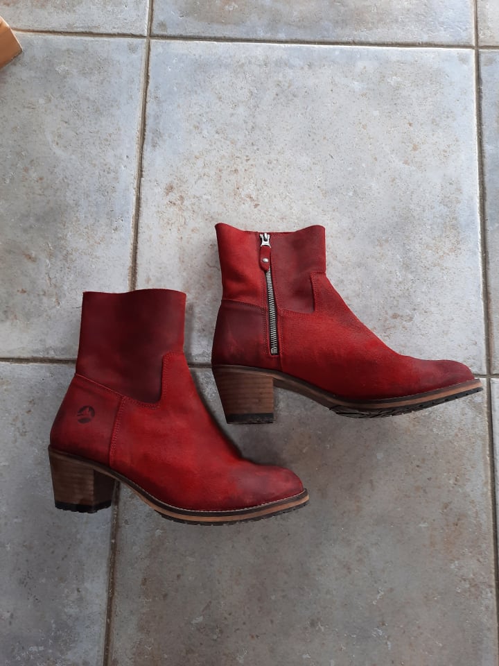 TRAVELIN' Leder-Stiefeletten 