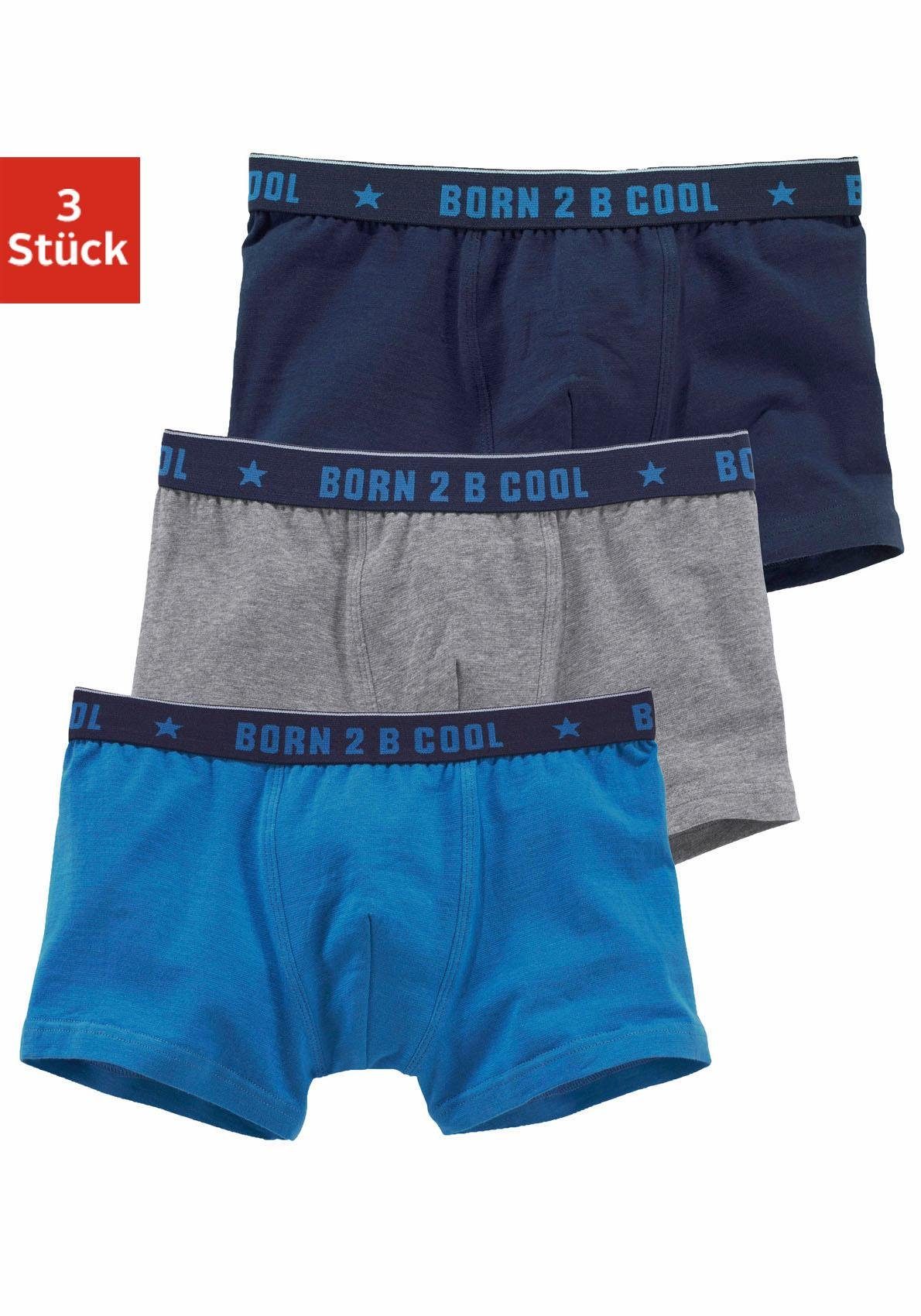 AUTHENTIC UNDERWEAR Boxer (Packung, 3-St) mit 