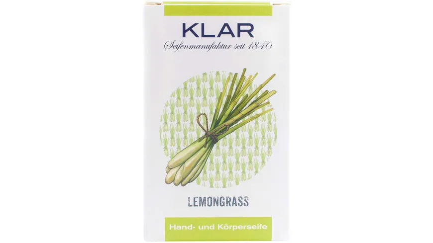 KLAR'S Seife Lemongrass 100 g