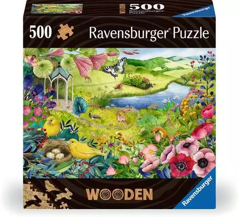 Puzzle 500 Teile - Wilder Garten