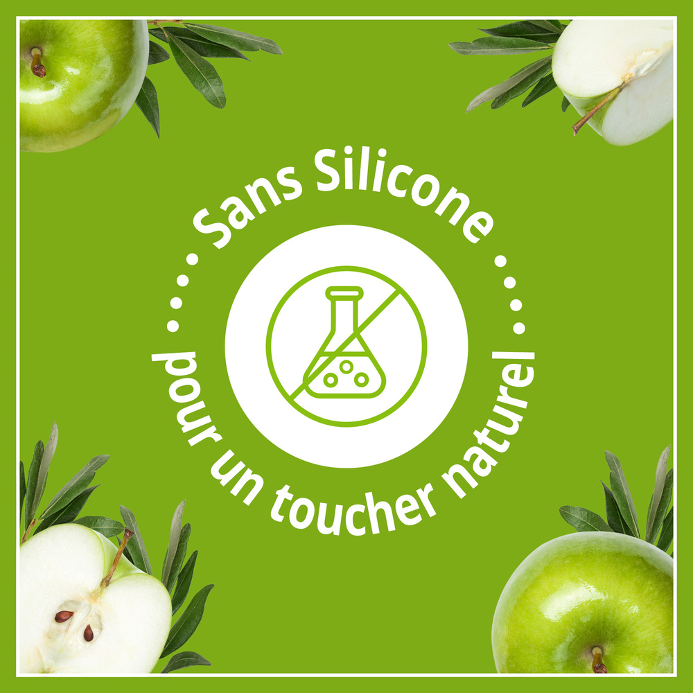 le petit marseillais Shampooing Force & Eclat , Pomme BIO & Feuille d'Olivier BIO, 250ml Shampoing