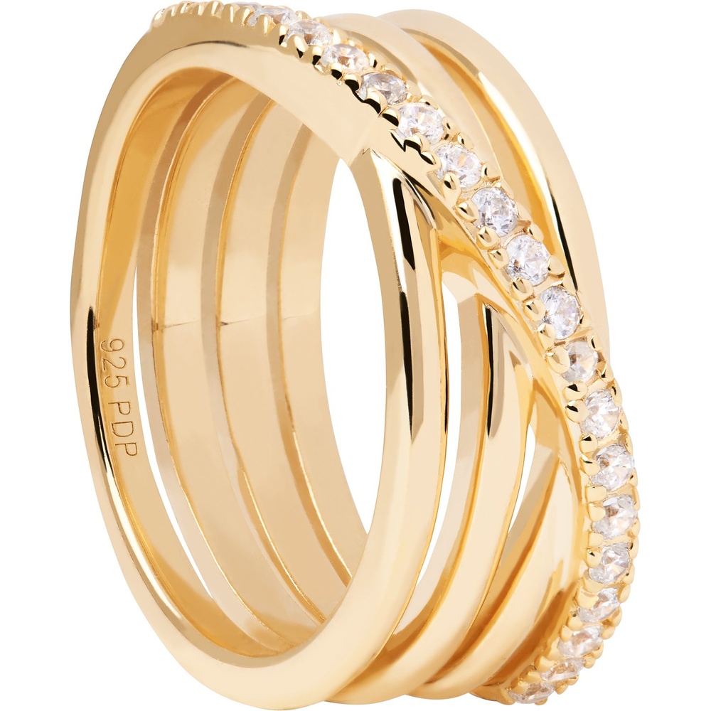 P D Paola Bague pour femme 925 Argent or Bague
