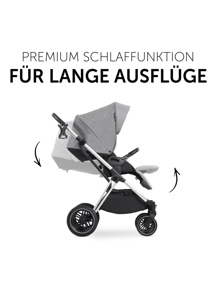 Hauck Kombi-Kinderwagen Vision X Duoset Silver in grau günstig kaufen onesize