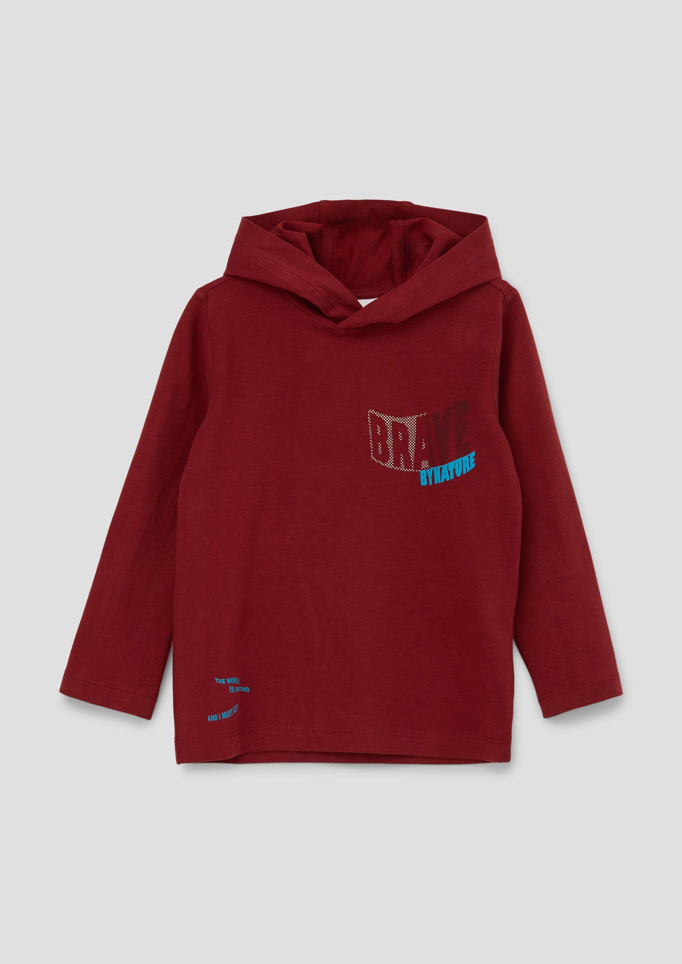 Longsleeve mit Kapuze  2134174-3865