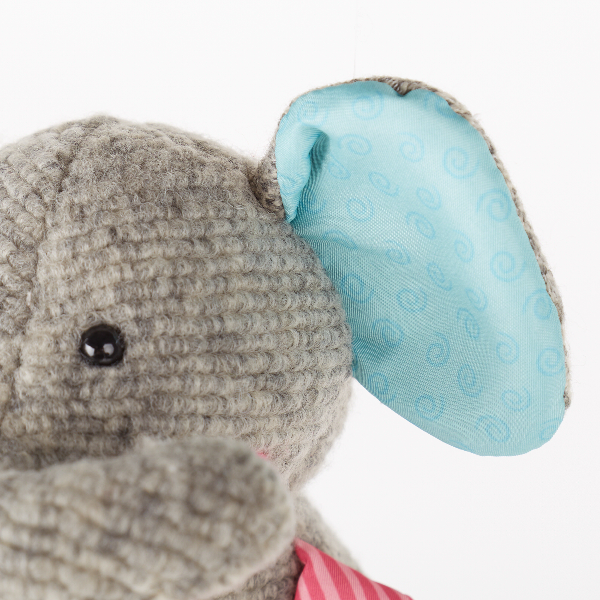 Kuscheltier Elefant rosa,  Patchwork Sweety