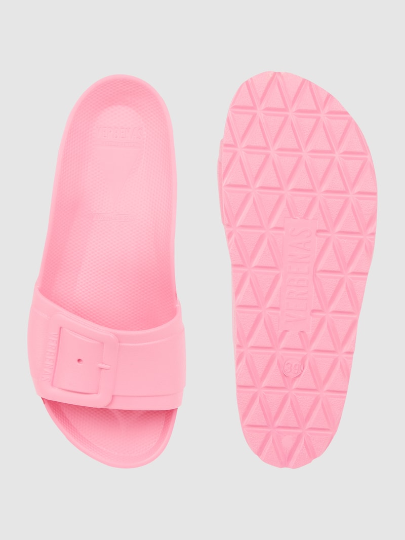 Slides aus Gummi Modell 'Reiko' in pink