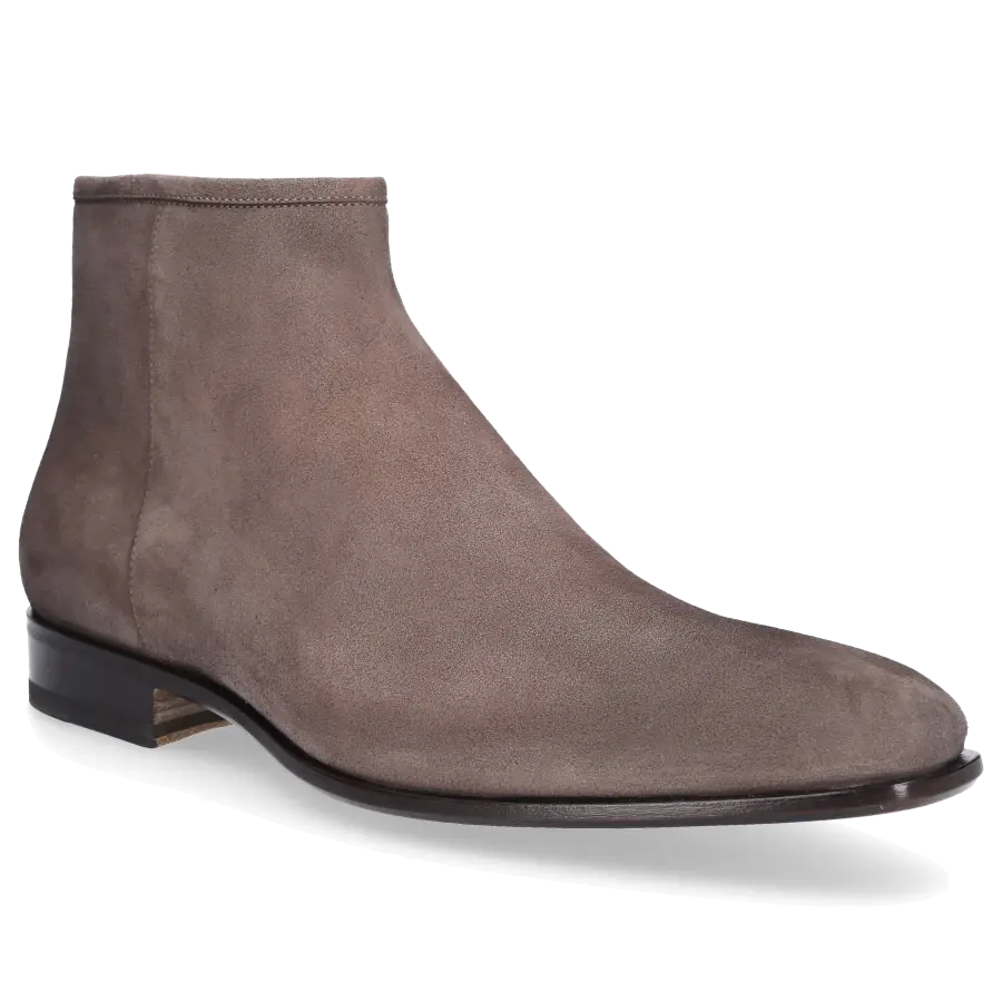 Santoni - Stiefel 16457 Veloursleder - grau