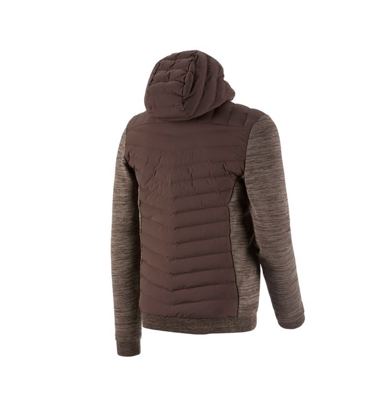 Hybrid Kapuzenstrickjacke e.s.motion ten