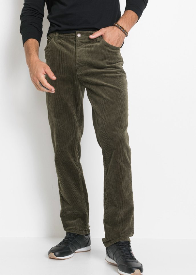 Regular Fit Stretch-Cordhose mit Komfortschnitt